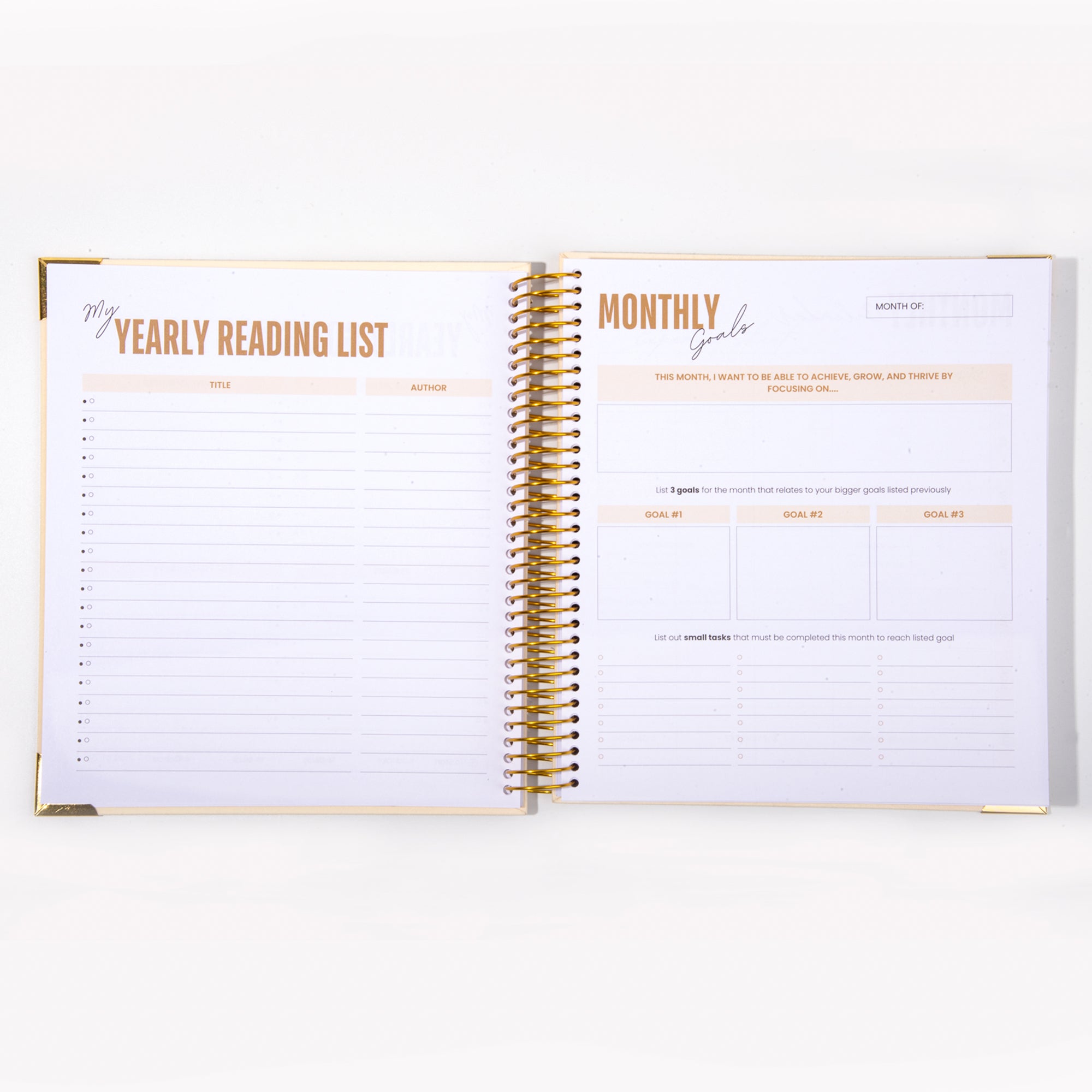 Glow Getter Planner - Biege